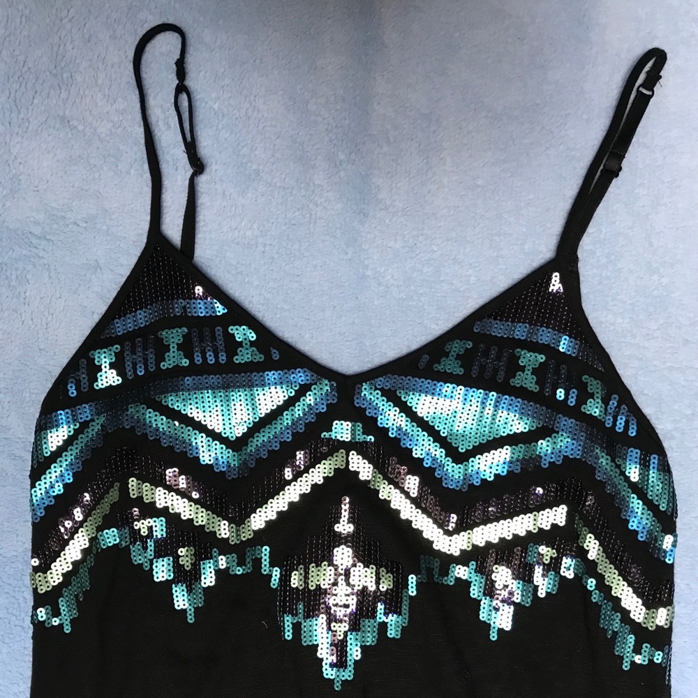 Express High Low Sequin Dress Size Small